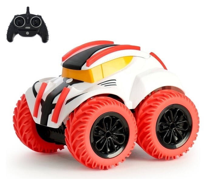 Джип-амфибия радиоуправляемый «Король двух стихий», работает от батареек, цвет белый  