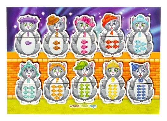 

Игровой набор «Котики учат счёт»