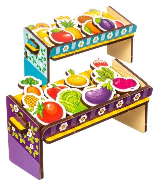 Игровой набор «Супермаркет. овощи и фрукты»