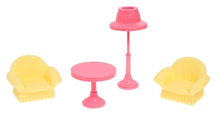 Набор мебели для кукол «Гостиная. маленькая принцесса», мини, цвет лимонный