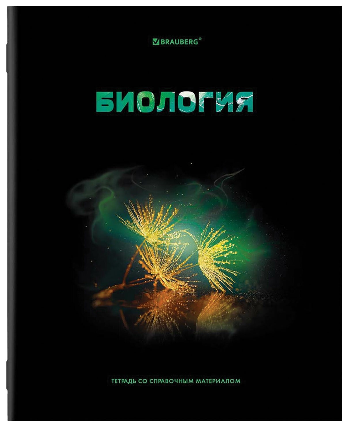 

Тетрадь предметная "Shade" 48 л., глянцевый лак, биология, клетка, Brauberg, 404264