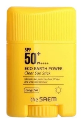 Стик солнцезащитный Eco Earth Power Clear Sun Stick SPF 50+ PA+++ The Saem