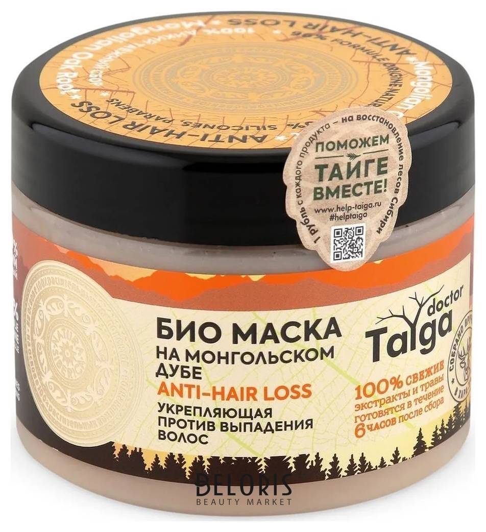 Маска против выпадения волос Био Укрепляющая Natura Siberica Doctor Taiga