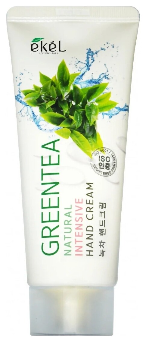 Крем для рук с зеленым чаем интенсивный Green Tea Natural Intensive Hand Cream  Ekel