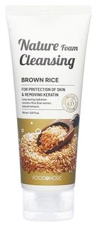 Пенка для умывания увлажняющая с экстрактом коричневого риса Nature Foam Cleansing Brown Rice FoodaHolic
