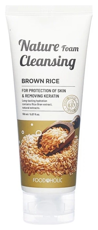 Пенка для умывания увлажняющая с экстрактом коричневого риса Nature Foam Cleansing Brown Rice