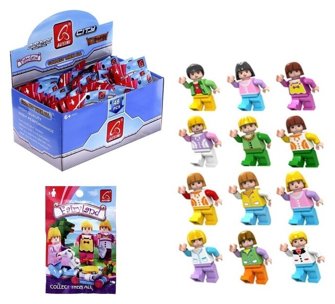 Фигурки для конструктора Ausini, серия «Страна чудес»  Ausini