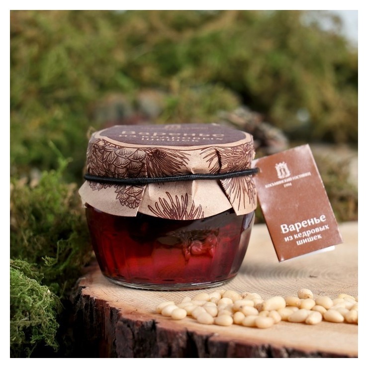 Варенье из кедровых шишек, 160 г.  Косьминский гостинец