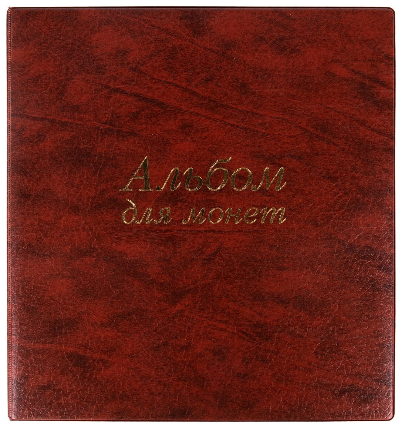 Альбом нумизматика для 380 монет (Диаметр до 38 мм) и купюр, 253х238 мм, коричневый, остров сокровищ, 237961  Остров сокровищ