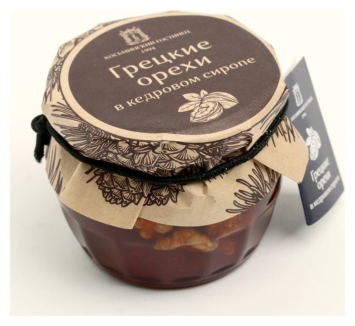 Варенье грецкие орехи в кедровом сиропе, 160 г  Косьминский гостинец