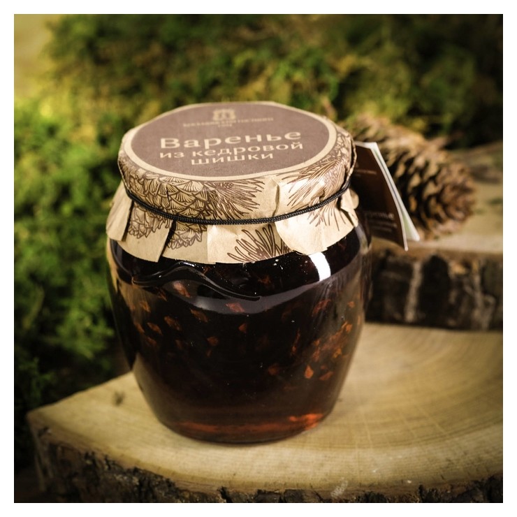 Варенье из кедровых шишек, 620 г  Косьминский гостинец