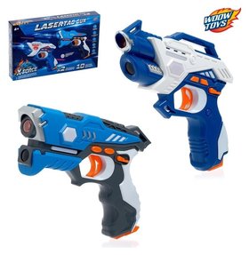 Лазертаг Lasertag GUN с безопасными инфракрасными лучами, для двух игроков Woow toys