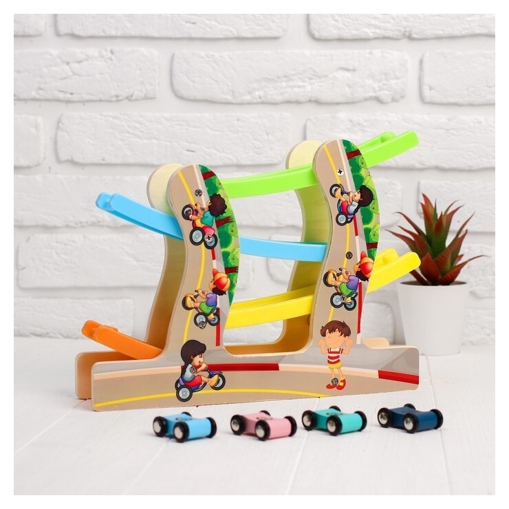 Автодром «Весёлые малыши» 7,5×31,5×23,5 см  