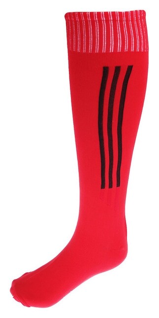 Гетры футбольные, размер 37-40, цвет красный  Onlitop