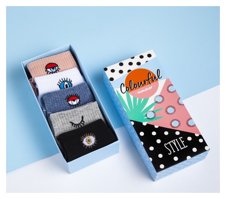 Набор носков Kaftan "Style" 5 пар, р-р 36-39  Kaftan