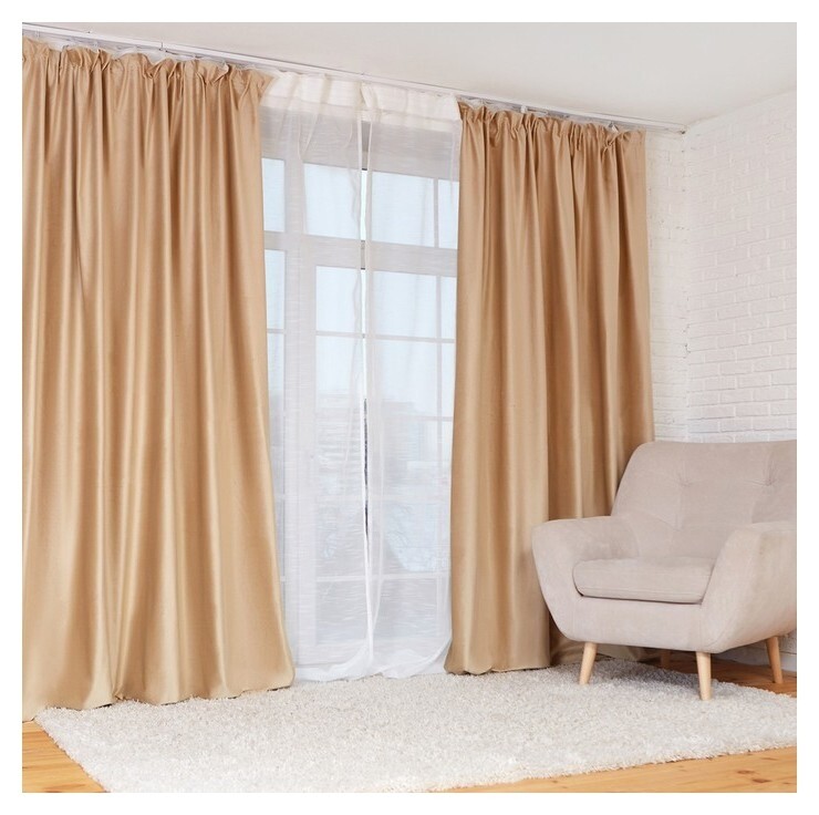 Штора портьерная этель 170*270 см «Ренессанс оливковая ветвь», 100% п/э Этель