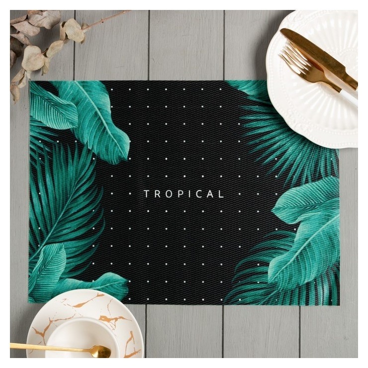 

Набор салфеток на стол 2 шт. "Tropical" 40*29 см
