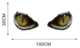 Наклейка 3Д интерьерная взгляд динозавра 60*40см 