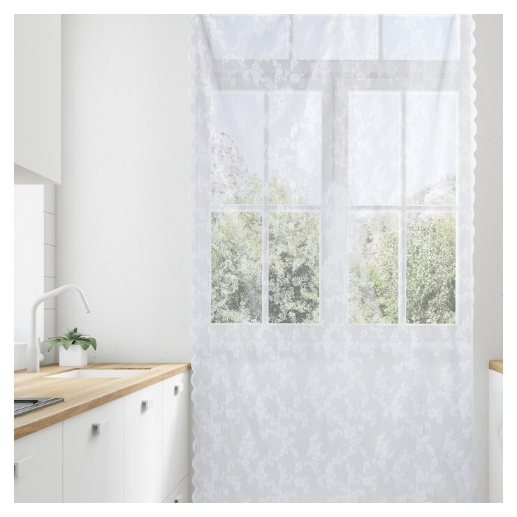 Тюль этель «Вдохновение»,145х170 с фестоном  Этель