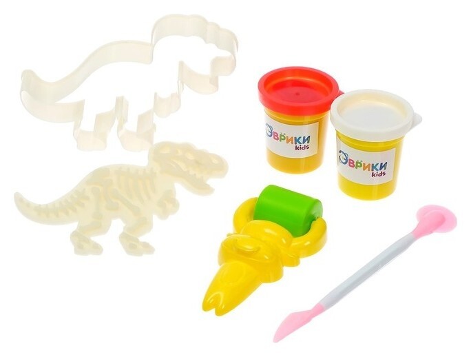 Набор для игры с пластилином «Диноленд», в пакете  