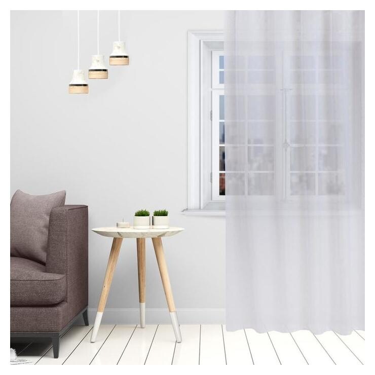 Тюль этель "Крапинка" 140х250 см,100% п/э  Этель