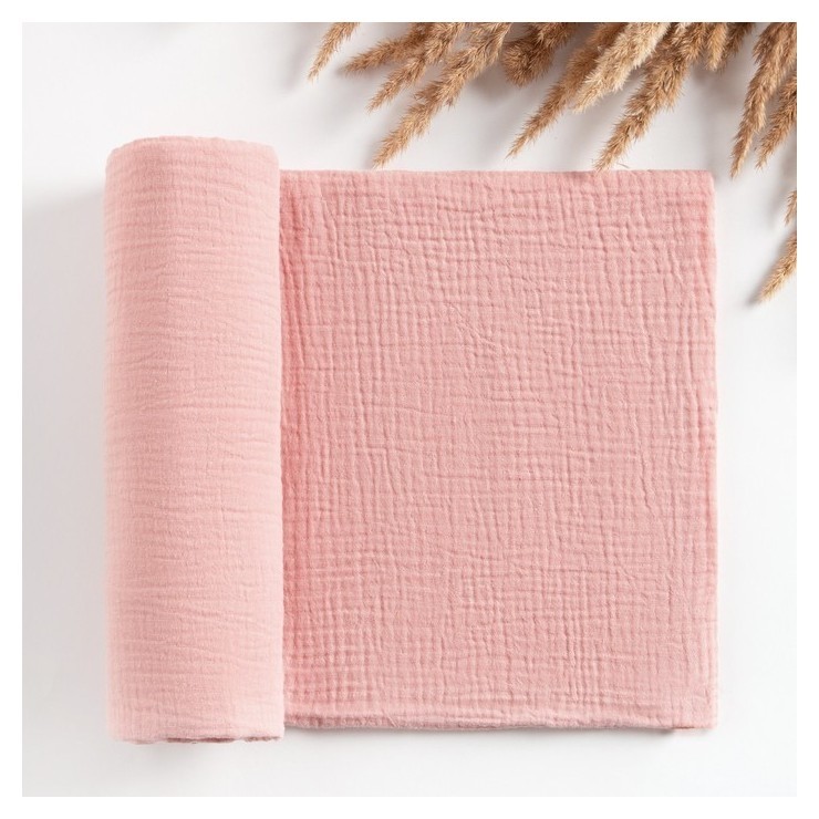 

Пелёнка муслиновая крошка Я "Rose" 135х100см, двухслойная, 100% хлопок