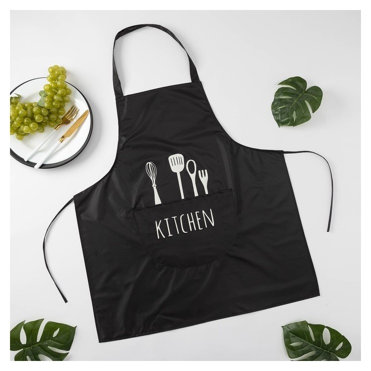 

Фартук доляна "Kitchen", 70*65 см, 100% п/э