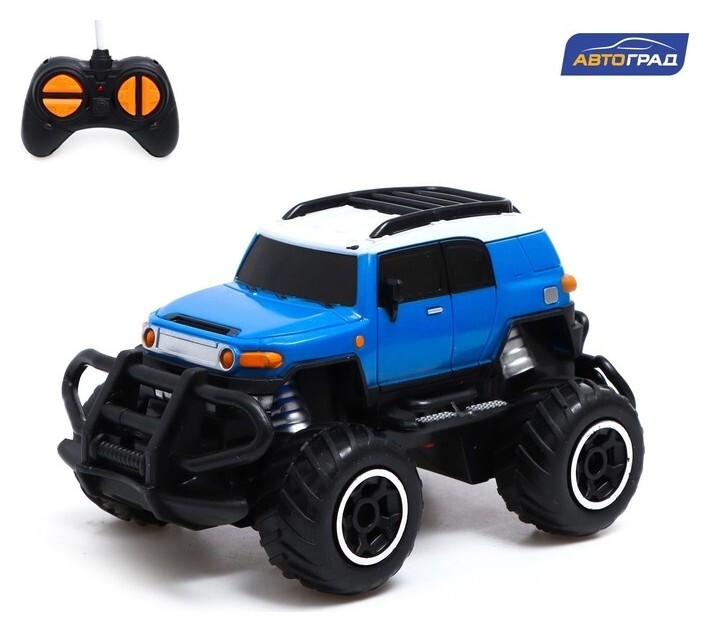 Джип радиоуправляемый «Крузер», работает от батареек, цвет синий Автоград
