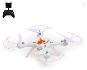 Квадрокоптер Lh-x16wf, камера, передача изображения на смартфон, Wi-fi, цвет белый 