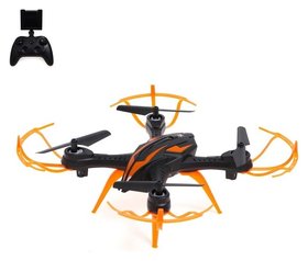 Квадрокоптер Lh-x15wf, камера, передача изображения на смартфон, Wi-fi, цвет чёрно-оранжевый 