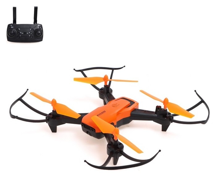 Квадрокоптер Lh-x56wf, камера, передача изображения на смартфон, Wi-fi, цвет оранжевый