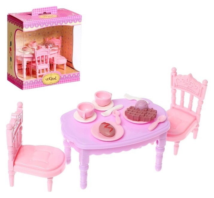 Набор мебели для кукол «Уют-2: обеденный стол»