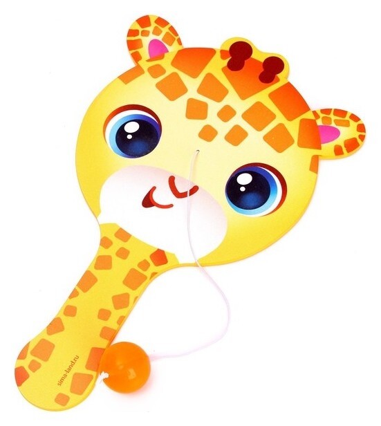 Развивающая игра «Играем с жирафиком»  Лесная мастерская