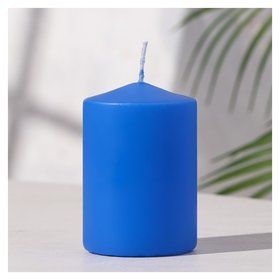 Свеча-цилиндр ароматическая "Морской бриз", 8,5х6 см, 180 г 
