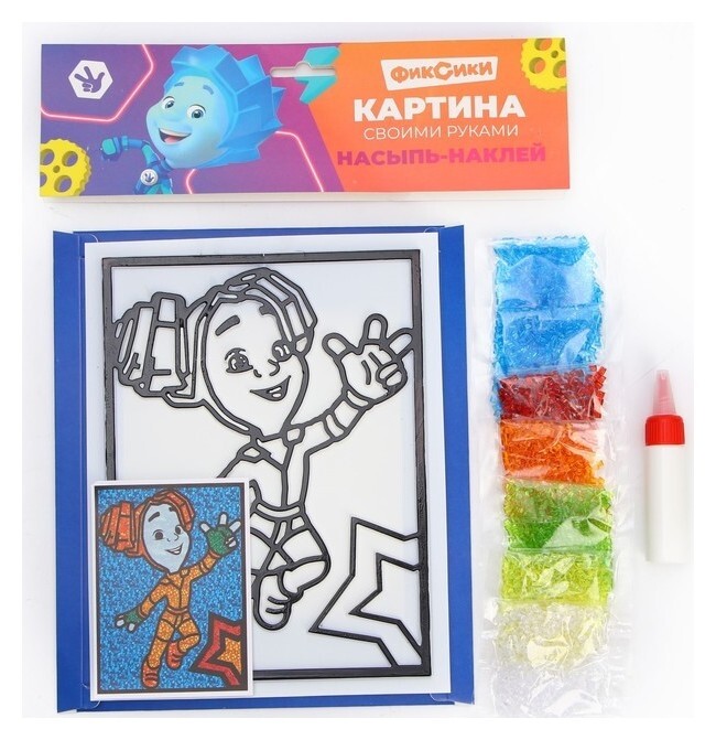 Игра «Насыпь-наклей» «шпуля» ООО "ЗЗ ПП ЭРА"