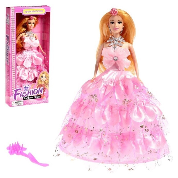 Кукла-модель «Дарина», в пышном платье и аксессуаром NNB