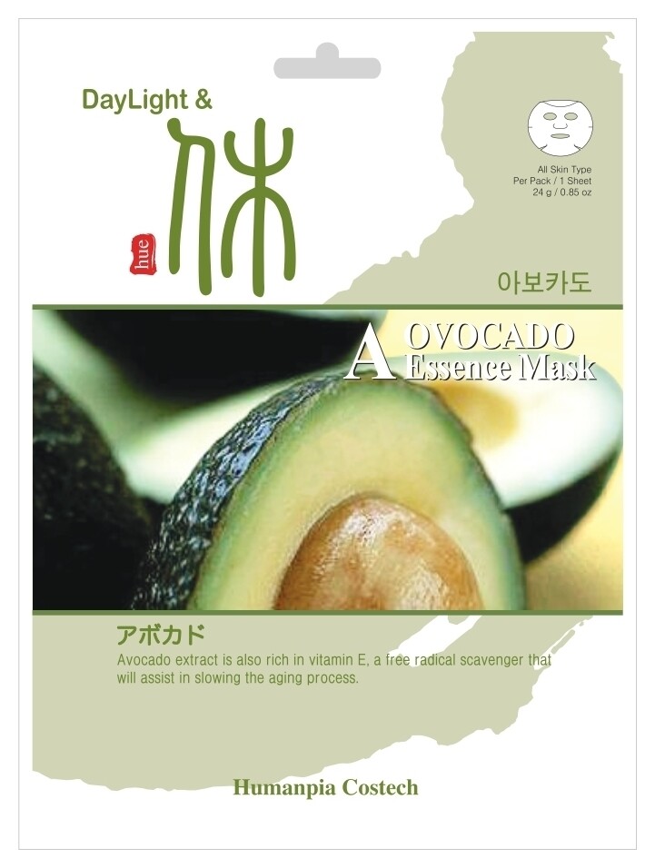 Маска для лица тканевая с экстрактом авокадо на основе эссенции DayLight