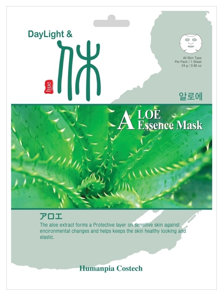 Маска для лица тканевая с экстрактом алое на основе эссенции DayLight