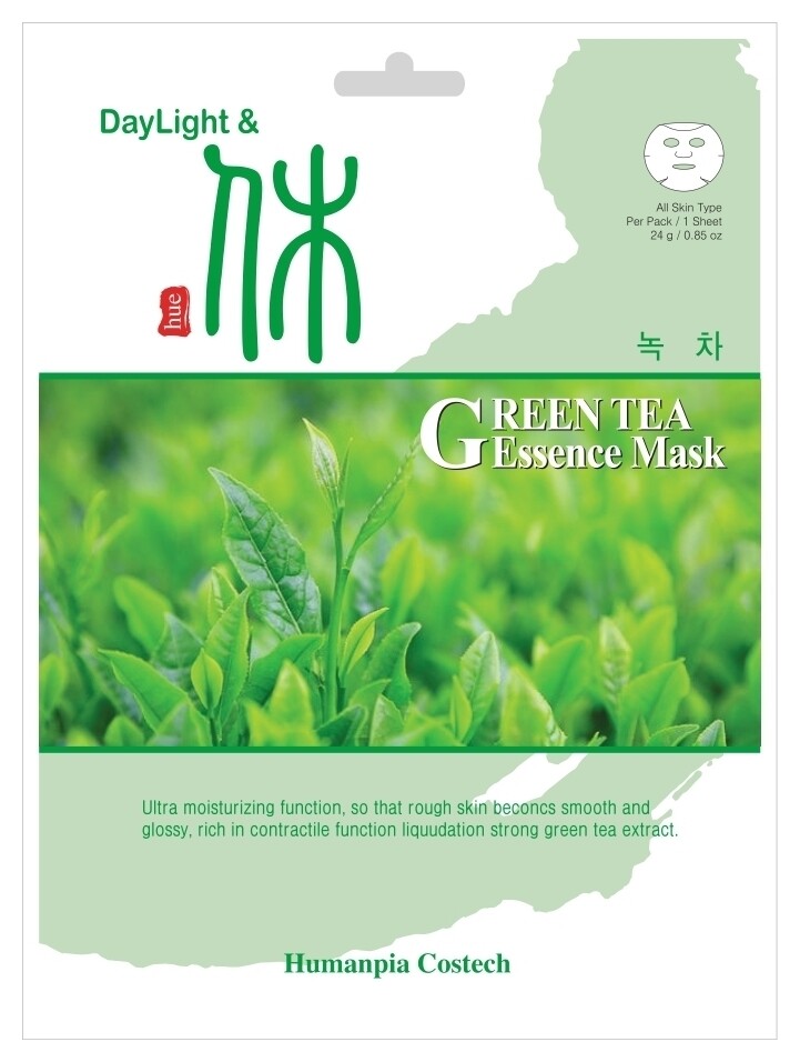 Маска для лица тканевая с экстрактом зеленого чая на основе эссенции  DayLight