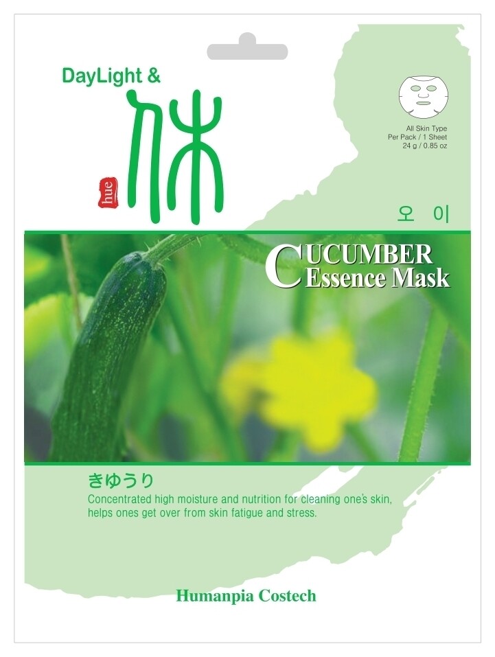 Маска для лица тканевая с экстрактом огурца на основе эссенции DayLight