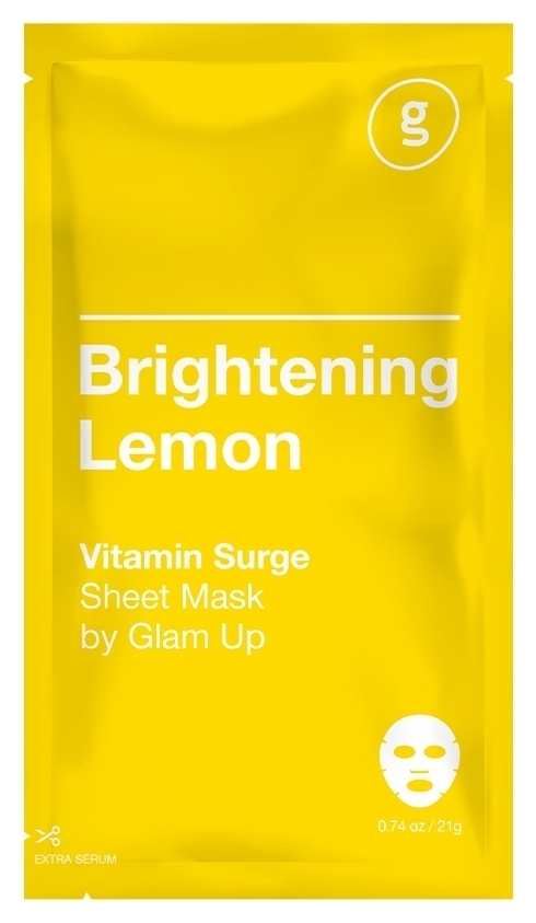 Маска для лица тканевая с экстрактом лимона Витаминная