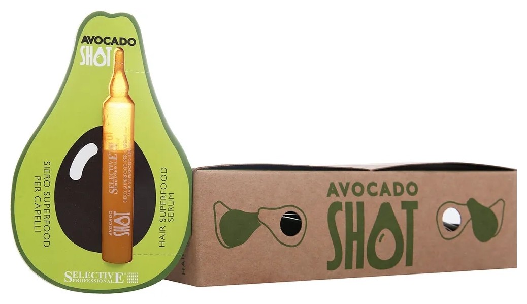 Cредство для волос увлажняющее и защитное Avocado Shot Selective Professional