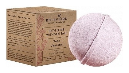 Гейзер для ванны с сакской солью Роза-жасмин  Botavikos