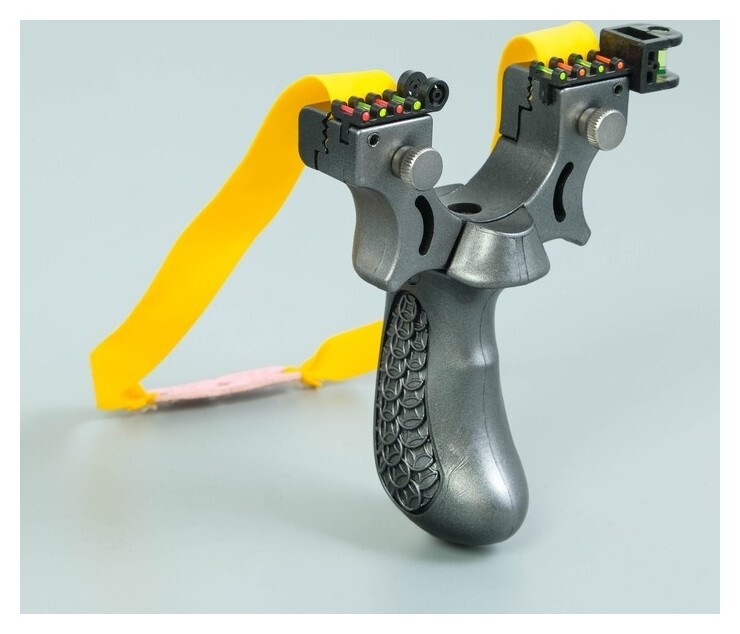 Рогатка металлическая черная  