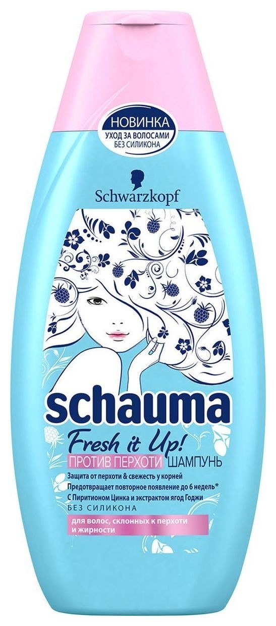 Шампунь для волос, склонных к перхоти и жирности Fresh it Up!  Schauma