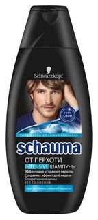 Шампунь для волос мужской от перхоти Intensive Schauma