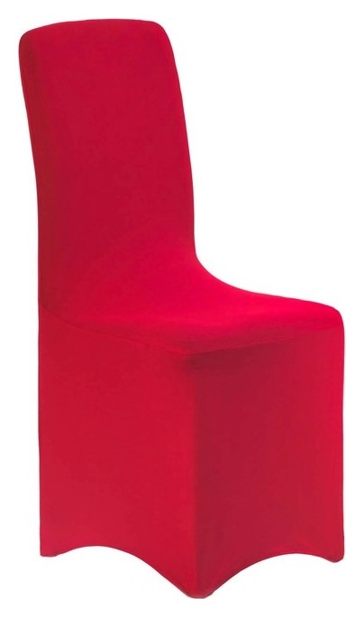 Чехол свадебный на стул, красный, размер 100х40см