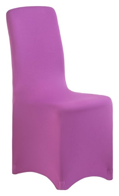 Чехол свадебный на стул, фиолетовый, размер 100х40см
