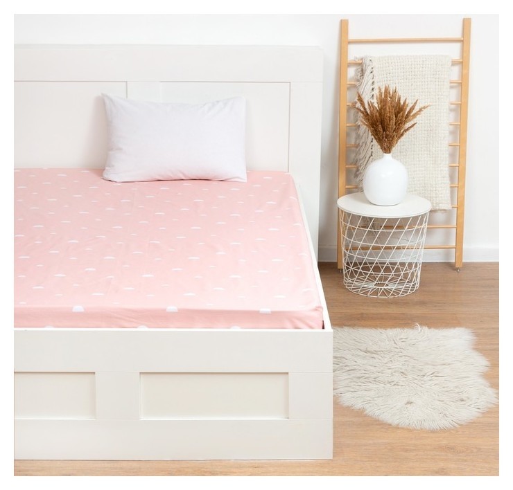 

Простыня Lovelife Beautiful 150х225 см, цвет розовый, 100% хлопок, сатин, 125г/м²