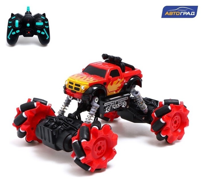 Джип радиоуправляемый Drift, 4wd, дрифт, работает от аккумулятора, цвет красный  Автоград